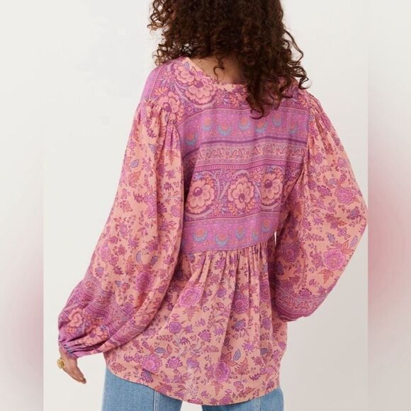 Spell & the Gypsy Folk Song Blouse Blossom Small Revolve - Picture 6 of 15